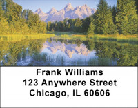 Pristine Mountain Lakes Address Labels | LBZSCE-77