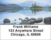 Pristine Mountain Lakes Address Labels | LBZSCE-77