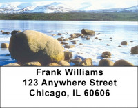 Pristine Mountain Lakes Address Labels | LBZSCE-77