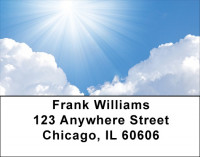 Sun Rays Address Labels | LBZSCE-78