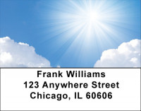 Sun Rays Address Labels | LBZSCE-78