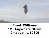 Skiing Address Labels | LBZSPO-24