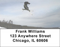 Skiing Address Labels | LBZSPO-24