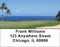 Golf Courses On The Ocean Address Labels | LBZSPO-42