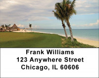 Golf Courses On The Ocean Address Labels | LBZSPO-42