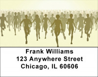 Marathon Runners Address Labels | LBZSPO-47