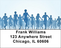 Marathon Runners Address Labels | LBZSPO-47