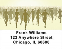 Marathon Runners Address Labels | LBZSPO-47