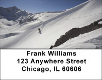 Winter On The Board Address Labels | LBZSPO-58