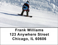Winter On The Board Address Labels | LBZSPO-58