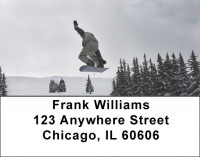 Winter On The Board Address Labels | LBZSPO-58