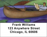Sports - Fishing - Lazy Day Fishing Address Labels | LBZSPO-64