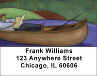 Sports - Fishing - Lazy Day Fishing Address Labels | LBZSPO-64