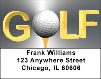 G-O-L-F Address Labels | LBZSPO-68