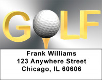 G-O-L-F Address Labels | LBZSPO-68