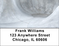 Skateboarding Concrete Address Labels | LBZSPO-79