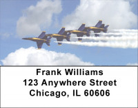 Navy Stunt Planes Address Labels | LBZTRA-30