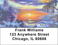 Hawaii Sunsets Address Labels | LBZTVL-07