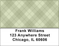 Plaids And Medallion Address Labels | LBZTVL-09