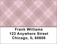 Plaids And Medallion Address Labels | LBZTVL-09