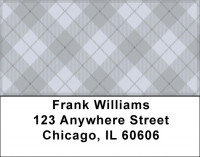 Plaids And Medallion Address Labels | LBZTVL-09