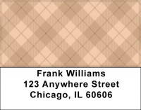 Plaids And Medallion Address Labels | LBZTVL-09