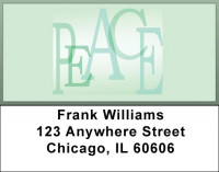 P E A C E Address Labels | LBZWIS-09