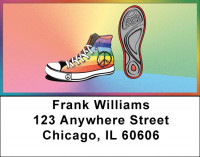 Rainbows For Peace Address Labels | LBZWIS-10