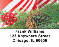 Christmas - Candy Cane Christmas Address Labels | LBZXMS-24