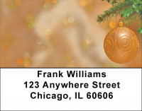 Christmas - Golden Simplicity Address Labels | LBZXMS-25