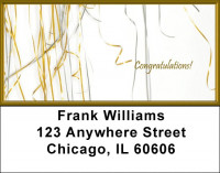 Congratulations Address Labels | LBZXMS-28