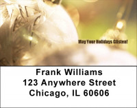 May Your Holidays Glisten Address Labels | LBZXMS-54