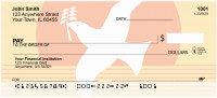 Doves With Olive Branch Personal Checks | QBA-34