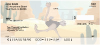 Ostrich Fun Personal Checks | QBA-46