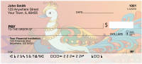 Adorned Peacocks Personal Checks | QBA-52