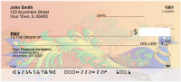 Adorned Peacocks Personal Checks | QBA-52