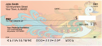 Adorned Peacocks Personal Checks | QBA-52