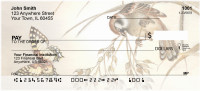 Sparrow And butterfly Personal Checks | QBA-60
