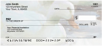 White Ducks Watercolor Personal Checks | QBA-62