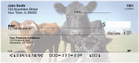 Black Angus Cattle Personal Checks | QBB-08