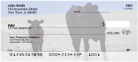 Black Angus Cattle Personal Checks | QBB-08