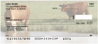Grazing Cattle In Tall Grass Personal Checks | QBB-12