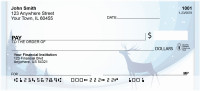 Deer Winter Holiday Personal Checks | QBB-19