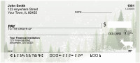 Deer Winter Holiday Personal Checks | QBB-19