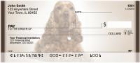 English Cocker Spaniel Personal Checks | QBB-52