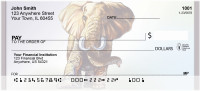Playful Elephants Personal Checks | QBC-20