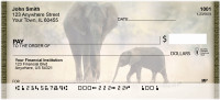 Wild Elephant Portraits Personal Checks | QBC-22