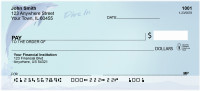Dolphin Dive In Personal Checks | QBC-31