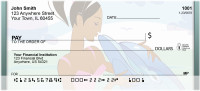 Swimming With Dolphin Personal Checks | QBC-32