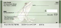 Green Frog Pencil And Watercolor Personal Checks | QBC-53